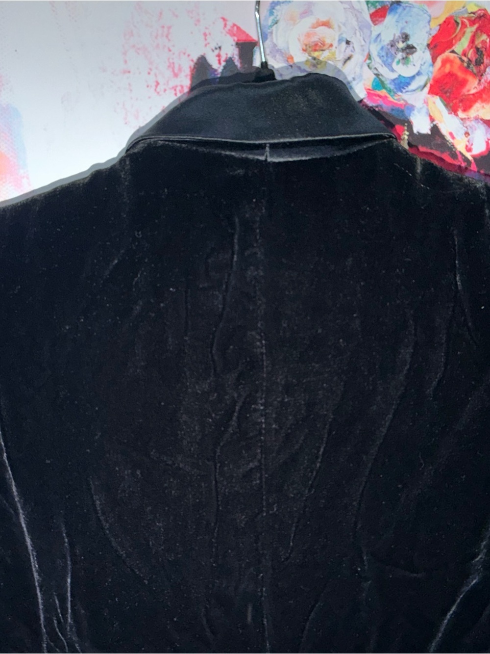 Vintage 90s Emanuel Ungaro Silk Blend Velvet Wrap Vest Waistcoat Gruppo GFT 8 - Picture 6 of 12